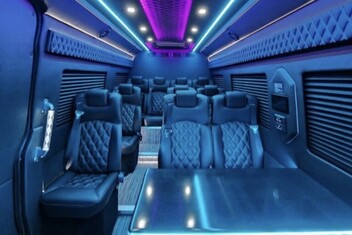 Little Rock Sprinter Bus Interior