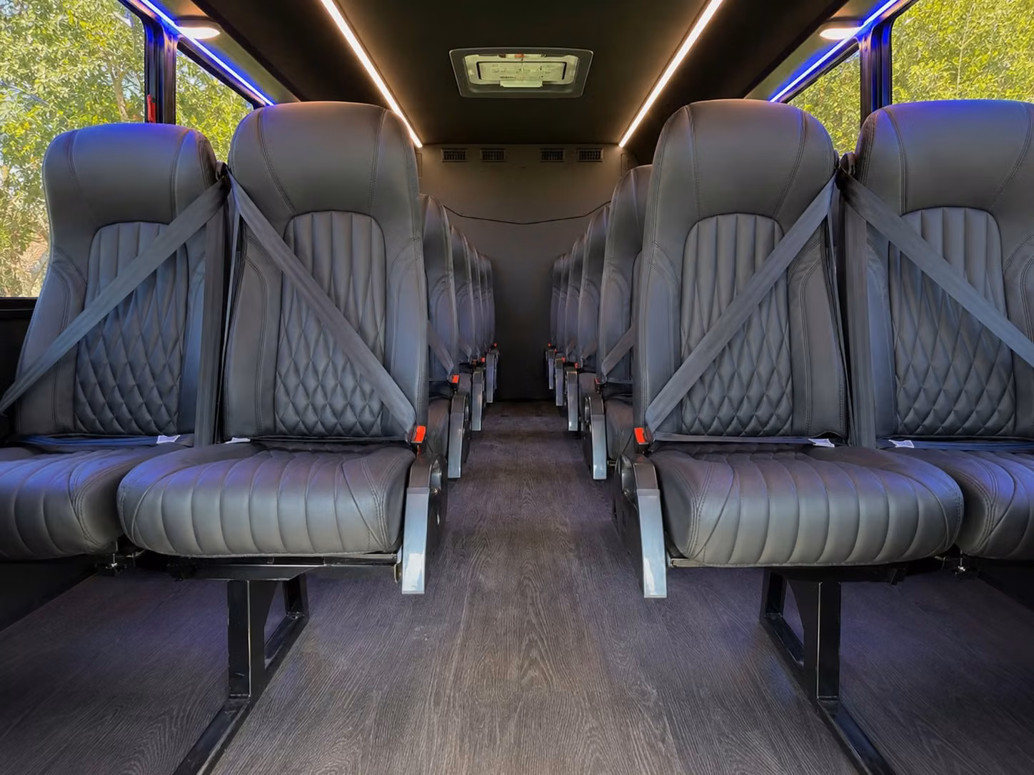 20 passenger minibus interior