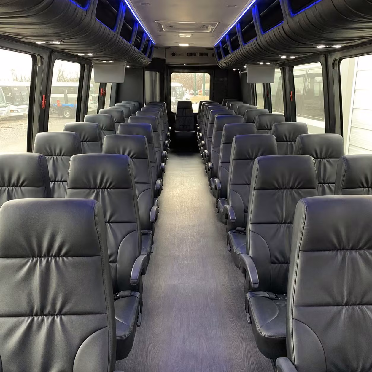 25 passenger minibus inside