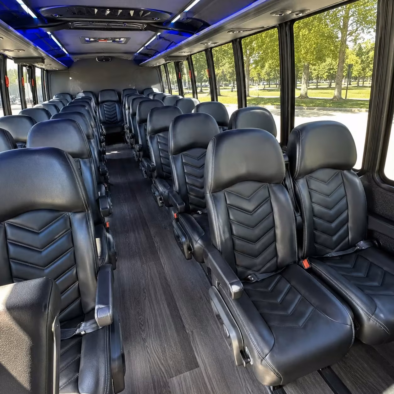 30 passenger minibus interior
