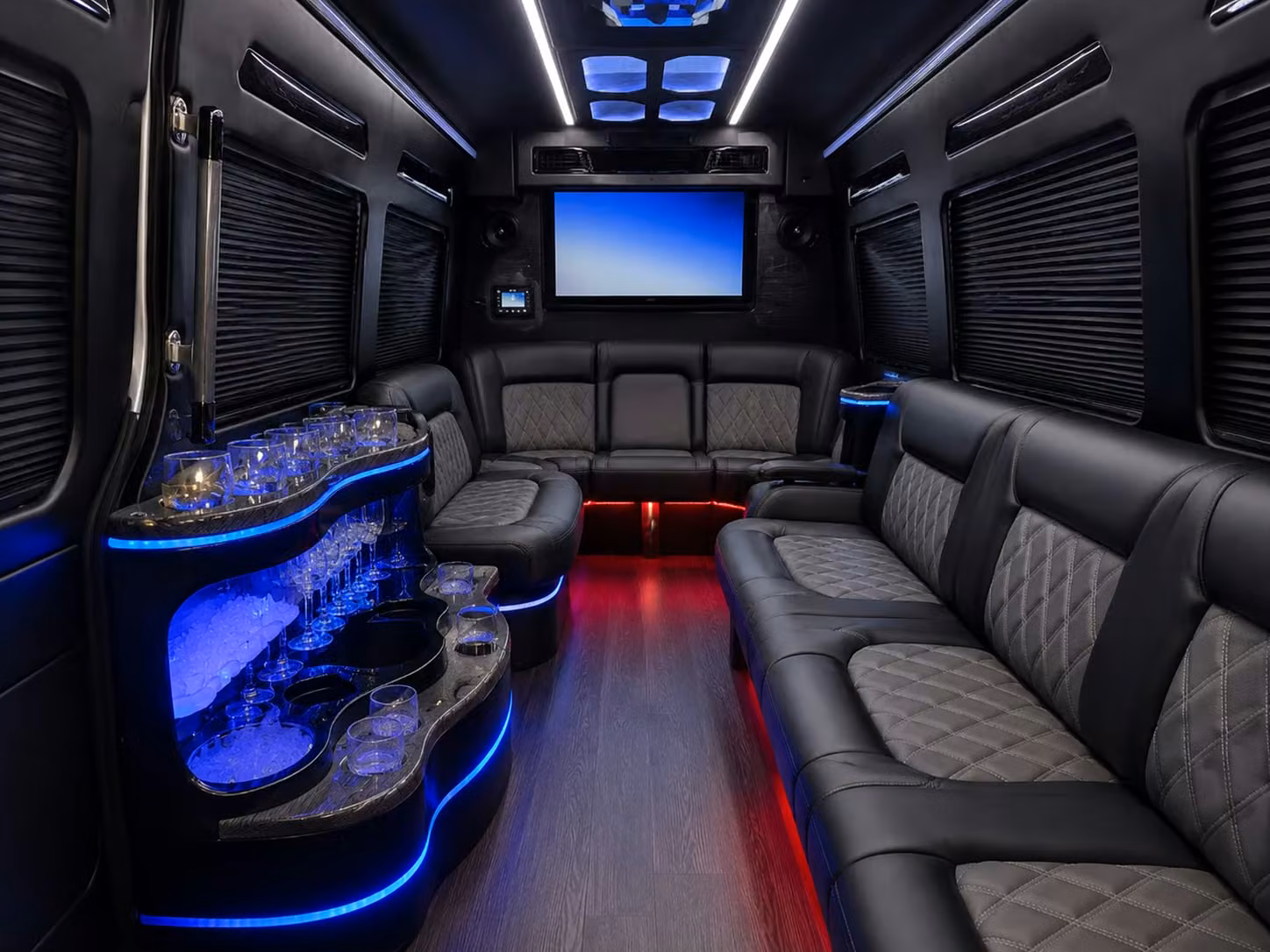 bus rental options for little rock trips