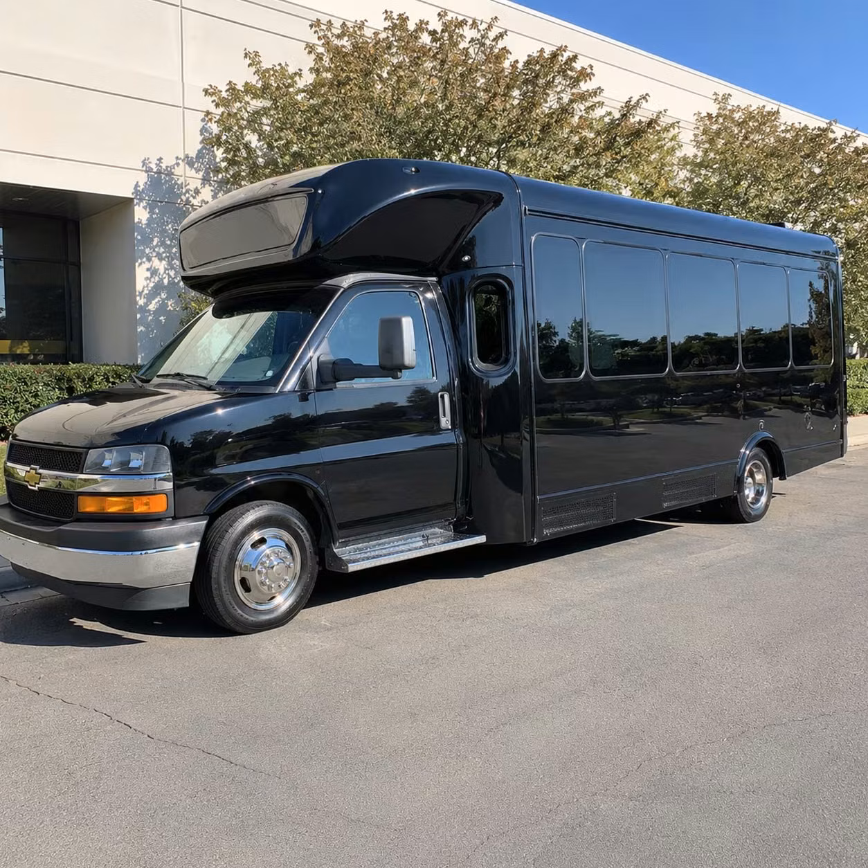 let a party bus set the mood before the show even starts
