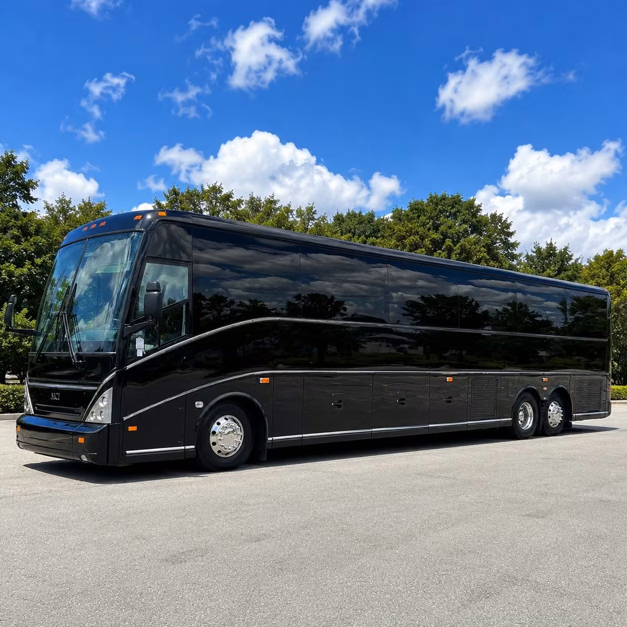 little rock wedding shuttle bus rentals for your big day