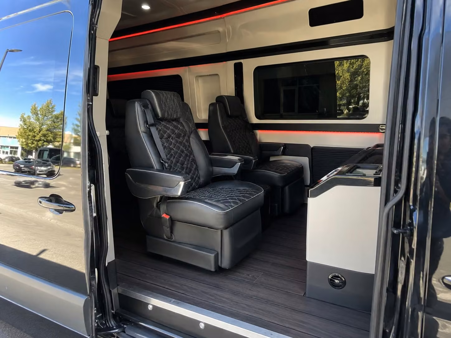 sprinter van with driver interior